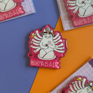 karma cat magnet